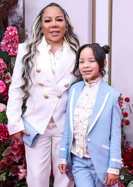 Tiny Harris ve kızı Varis Harris, 9 Haziran 2025 'te Los Angeles, Kaliforniya' da Peacock Tiyatrosu 'nda düzenlenen BET Ödülleri' ne (25..     