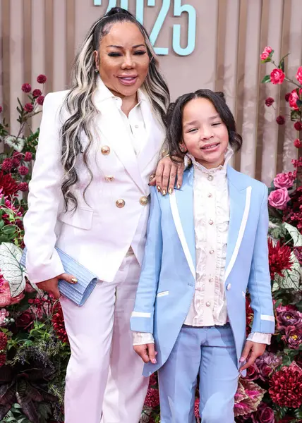Tiny Harris ve kızı Varis Harris, 9 Haziran 2025 'te Los Angeles, Kaliforniya' da Peacock Tiyatrosu 'nda düzenlenen BET Ödülleri' ne (25..     