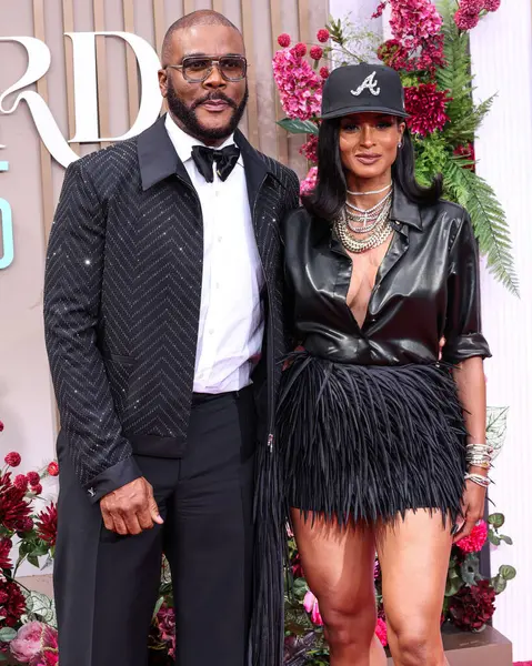 Tyler Perry ve Ciara Princess Wilson, 9 Haziran 2025 'te Los Angeles, Kaliforniya' da Peacock Tiyatrosu 'nda düzenlenen BET Ödülleri' ne (25..     
