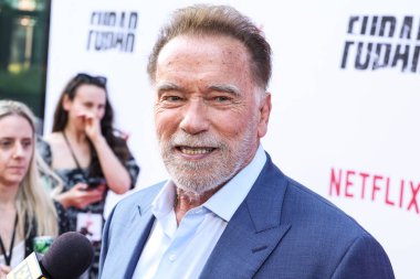 Avusturyalı ve Amerikalı aktör, eski Kaliforniya Valisi, iş adamı, eski politikacı ve eski profesyonel vücut geliştirici Arnold Schwarzenegger Netflix 'in' FUBAR 'Sezon 2 Los Angeles, Kaliforniya, ABD - 12 Haziran 2025.