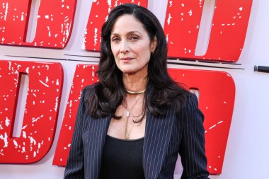 Kanadalı-Amerikalı aktris ve yapımcı Carrie-Anne Moss, Netflix 'in' FUBAR 'ikinci sezonunun Los Angeles Premiere' ine 11 Haziran 2025 'te Hollywood, Los Angeles, Kaliforniya' da düzenlenen Netflix Tudum Theater 'a geldi..        