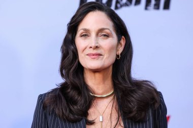 Kanadalı-Amerikalı aktris ve yapımcı Carrie-Anne Moss, Netflix 'in' FUBAR 'ikinci sezonunun Los Angeles Premiere' ine 11 Haziran 2025 'te Hollywood, Los Angeles, Kaliforniya' da düzenlenen Netflix Tudum Theater 'a geldi..        