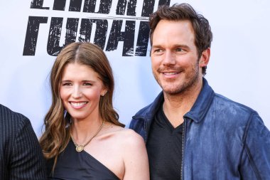 Amerikalı yazar, girişimci ve hayvan hakları savunucusu Katherine Schwarzenegger ve kocası / Amerikalı aktör Chris Pratt Netflix 'in' FUBAR 'ikinci sezonunun Los Angeles galasına 11 Haziran 2025' de Hollywood, LA, CA