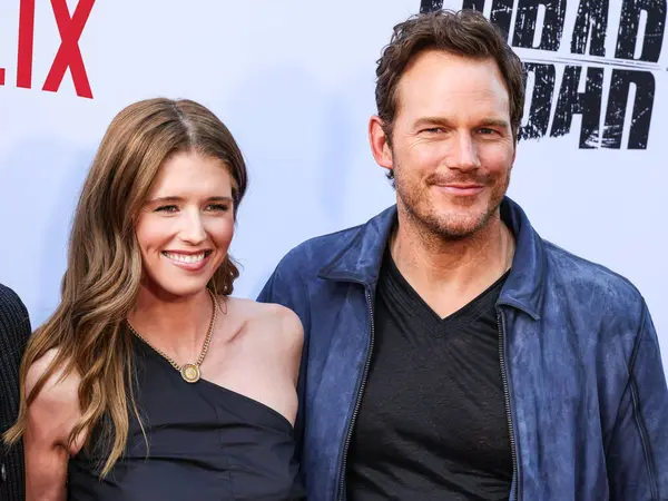 Amerikalı yazar, girişimci ve hayvan hakları savunucusu Katherine Schwarzenegger ve kocası / Amerikalı aktör Chris Pratt Netflix 'in' FUBAR 'ikinci sezonunun Los Angeles galasına 11 Haziran 2025' de Hollywood, LA, CA