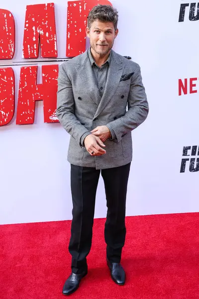 Amerikalı aktör Travis Van Winkle Netflix 'in' FUBAR 'ikinci sezonunun Los Angeles prömiyerine 11 Haziran 2025' te Hollywood, Los Angeles, Kaliforniya, ABD 'de bulunan Netflix Tudum Tiyatrosu' na geldi..        
