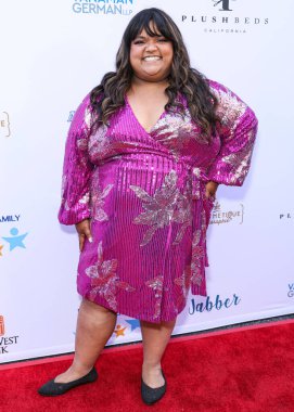 Hint televizyon karakteri Aarti Garg, 14 Haziran 2025 'te CBS Radford Stüdyo Merkezi' nde düzenlenen 13. Geleneksel Ed Asner ve Arkadaşları Poker Turnuvası 'na katıldı.. 