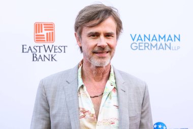 Amerikalı aktör Sam Trammell, 14 Haziran 2025 'te CBS Radford Stüdyo Merkezi' nde düzenlenen 13. Geleneksel Ed Asner ve Arkadaşları Poker Turnuvası 'na katıldı.. 