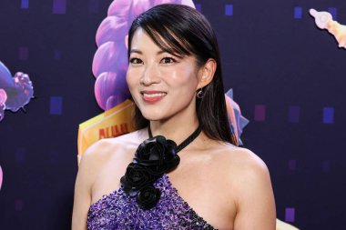 Amerikalı aktris, şarkıcı ve model Arden Cho, Netflix 'in 16 Haziran 2025' te Hollywood, Los Angeles, Kaliforniya, ABD 'de düzenlenen Netflix Tudum Theater' daki 'KPop Demon Hunters' özel gösterimine geldi..