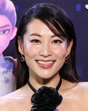 Amerikalı aktris, şarkıcı ve model Arden Cho, Netflix 'in 16 Haziran 2025' te Hollywood, Los Angeles, Kaliforniya, ABD 'de düzenlenen Netflix Tudum Theater' daki 'KPop Demon Hunters' özel gösterimine geldi..