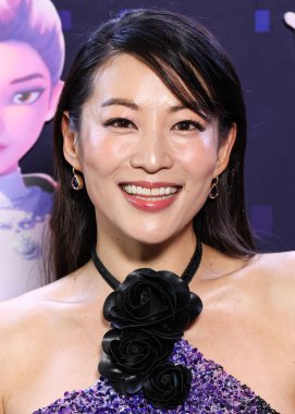 Amerikalı aktris, şarkıcı ve model Arden Cho, Netflix 'in 16 Haziran 2025' te Hollywood, Los Angeles, Kaliforniya, ABD 'de düzenlenen Netflix Tudum Theater' daki 'KPop Demon Hunters' özel gösterimine geldi..