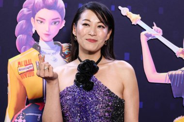 Amerikalı aktris, şarkıcı ve model Arden Cho, Netflix 'in 16 Haziran 2025' te Hollywood, Los Angeles, Kaliforniya, ABD 'de düzenlenen Netflix Tudum Theater' daki 'KPop Demon Hunters' özel gösterimine geldi..