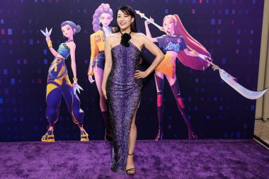 Amerikalı aktris, şarkıcı ve model Arden Cho, Netflix 'in 16 Haziran 2025' te Hollywood, Los Angeles, Kaliforniya, ABD 'de düzenlenen Netflix Tudum Theater' daki 'KPop Demon Hunters' özel gösterimine geldi..