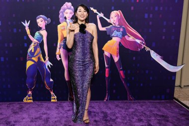 Amerikalı aktris, şarkıcı ve model Arden Cho, Netflix 'in 16 Haziran 2025' te Hollywood, Los Angeles, Kaliforniya, ABD 'de düzenlenen Netflix Tudum Theater' daki 'KPop Demon Hunters' özel gösterimine geldi..