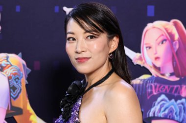 Amerikalı aktris, şarkıcı ve model Arden Cho, Netflix 'in 16 Haziran 2025' te Hollywood, Los Angeles, Kaliforniya, ABD 'de düzenlenen Netflix Tudum Theater' daki 'KPop Demon Hunters' özel gösterimine geldi..