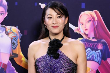 Amerikalı aktris, şarkıcı ve model Arden Cho, Netflix 'in 16 Haziran 2025' te Hollywood, Los Angeles, Kaliforniya, ABD 'de düzenlenen Netflix Tudum Theater' daki 'KPop Demon Hunters' özel gösterimine geldi..