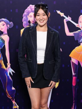 Aktris Audrey Huynh, Netflix 'in' KPop Demon Hunters 'adlı filminin Los Angeles Özel Gösterimi' ne 16 Haziran 2025 'te Hollywood, Los Angeles, Kaliforniya, ABD' de bulunan Netflix Tudum Tiyatrosu 'na geldi..   