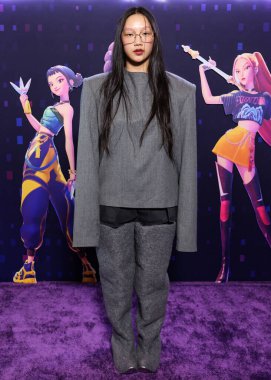 Amerikalı R & B şarkıcısı ve rapçi Audrey Nuna, Netflix 'in 16 Haziran 2025' te Hollywood, Los Angeles, Kaliforniya, ABD 'de düzenlenen Netflix Tudum Theater' daki 'KPop Demon Hunters' özel gösterimine geldi..