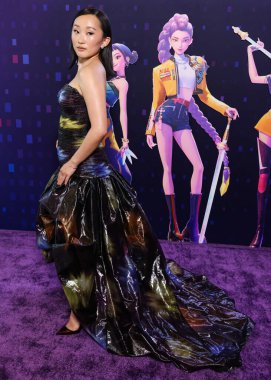 Amerikalı aktris Ji-young Yoo (SunHee Seo), Netflix 'in 16 Haziran 2025' te Hollywood, Los Angeles, Kaliforniya 'da düzenlenen Netflix Tudum Tiyatrosu' ndaki 'KPop Demon Hunters' ın Los Angeles Özel Gösterimi 'ne geldi..