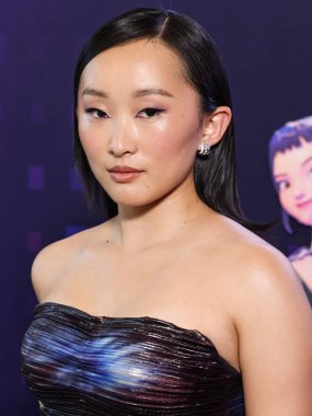 Amerikalı aktris Ji-young Yoo (SunHee Seo), Netflix 'in 16 Haziran 2025' te Hollywood, Los Angeles, Kaliforniya 'da düzenlenen Netflix Tudum Tiyatrosu' ndaki 'KPop Demon Hunters' ın Los Angeles Özel Gösterimi 'ne geldi..