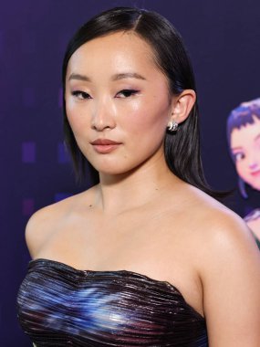 Amerikalı aktris Ji-young Yoo (SunHee Seo), Netflix 'in 16 Haziran 2025' te Hollywood, Los Angeles, Kaliforniya 'da düzenlenen Netflix Tudum Tiyatrosu' ndaki 'KPop Demon Hunters' ın Los Angeles Özel Gösterimi 'ne geldi..