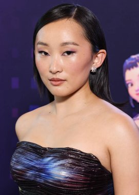 Amerikalı aktris Ji-young Yoo (SunHee Seo), Netflix 'in 16 Haziran 2025' te Hollywood, Los Angeles, Kaliforniya 'da düzenlenen Netflix Tudum Tiyatrosu' ndaki 'KPop Demon Hunters' ın Los Angeles Özel Gösterimi 'ne geldi..