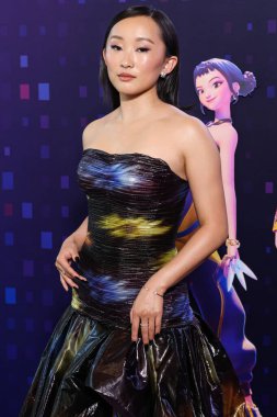 Amerikalı aktris Ji-young Yoo (SunHee Seo), Netflix 'in 16 Haziran 2025' te Hollywood, Los Angeles, Kaliforniya 'da düzenlenen Netflix Tudum Tiyatrosu' ndaki 'KPop Demon Hunters' ın Los Angeles Özel Gösterimi 'ne geldi..