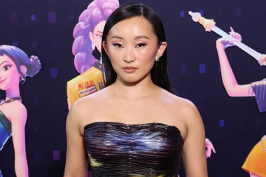 Amerikalı aktris Ji-young Yoo (SunHee Seo), Netflix 'in 16 Haziran 2025' te Hollywood, Los Angeles, Kaliforniya 'da düzenlenen Netflix Tudum Tiyatrosu' ndaki 'KPop Demon Hunters' ın Los Angeles Özel Gösterimi 'ne geldi..