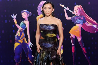 Amerikalı aktris Ji-young Yoo (SunHee Seo), Netflix 'in 16 Haziran 2025' te Hollywood, Los Angeles, Kaliforniya 'da düzenlenen Netflix Tudum Tiyatrosu' ndaki 'KPop Demon Hunters' ın Los Angeles Özel Gösterimi 'ne geldi..