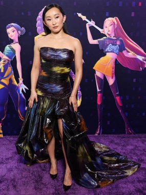 Amerikalı aktris Ji-young Yoo (SunHee Seo), Netflix 'in 16 Haziran 2025' te Hollywood, Los Angeles, Kaliforniya 'da düzenlenen Netflix Tudum Tiyatrosu' ndaki 'KPop Demon Hunters' ın Los Angeles Özel Gösterimi 'ne geldi..