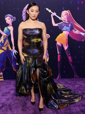 Amerikalı aktris Ji-young Yoo (SunHee Seo), Netflix 'in 16 Haziran 2025' te Hollywood, Los Angeles, Kaliforniya 'da düzenlenen Netflix Tudum Tiyatrosu' ndaki 'KPop Demon Hunters' ın Los Angeles Özel Gösterimi 'ne geldi..