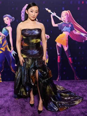 Amerikalı aktris Ji-young Yoo (SunHee Seo), Netflix 'in 16 Haziran 2025' te Hollywood, Los Angeles, Kaliforniya 'da düzenlenen Netflix Tudum Tiyatrosu' ndaki 'KPop Demon Hunters' ın Los Angeles Özel Gösterimi 'ne geldi..