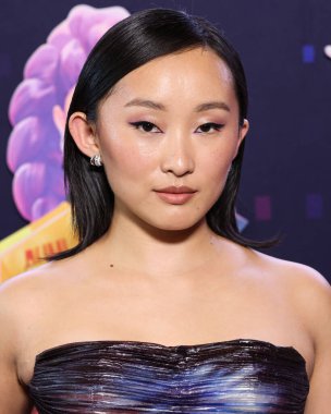 Amerikalı aktris Ji-young Yoo (SunHee Seo), Netflix 'in 16 Haziran 2025' te Hollywood, Los Angeles, Kaliforniya 'da düzenlenen Netflix Tudum Tiyatrosu' ndaki 'KPop Demon Hunters' ın Los Angeles Özel Gösterimi 'ne geldi..