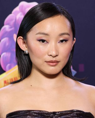 Amerikalı aktris Ji-young Yoo (SunHee Seo), Netflix 'in 16 Haziran 2025' te Hollywood, Los Angeles, Kaliforniya 'da düzenlenen Netflix Tudum Tiyatrosu' ndaki 'KPop Demon Hunters' ın Los Angeles Özel Gösterimi 'ne geldi..