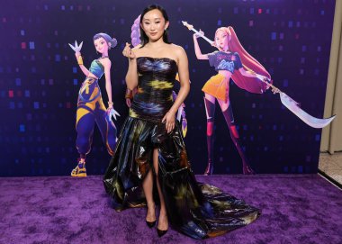 Amerikalı aktris Ji-young Yoo (SunHee Seo), Netflix 'in 16 Haziran 2025' te Hollywood, Los Angeles, Kaliforniya 'da düzenlenen Netflix Tudum Tiyatrosu' ndaki 'KPop Demon Hunters' ın Los Angeles Özel Gösterimi 'ne geldi..