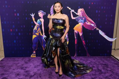 Amerikalı aktris Ji-young Yoo (SunHee Seo), Netflix 'in 16 Haziran 2025' te Hollywood, Los Angeles, Kaliforniya 'da düzenlenen Netflix Tudum Tiyatrosu' ndaki 'KPop Demon Hunters' ın Los Angeles Özel Gösterimi 'ne geldi..