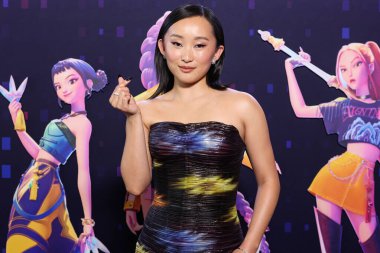 Amerikalı aktris Ji-young Yoo (SunHee Seo), Netflix 'in 16 Haziran 2025' te Hollywood, Los Angeles, Kaliforniya 'da düzenlenen Netflix Tudum Tiyatrosu' ndaki 'KPop Demon Hunters' ın Los Angeles Özel Gösterimi 'ne geldi..