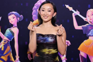 Amerikalı aktris Ji-young Yoo (SunHee Seo), Netflix 'in 16 Haziran 2025' te Hollywood, Los Angeles, Kaliforniya 'da düzenlenen Netflix Tudum Tiyatrosu' ndaki 'KPop Demon Hunters' ın Los Angeles Özel Gösterimi 'ne geldi..