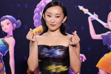 Amerikalı aktris Ji-young Yoo (SunHee Seo), Netflix 'in 16 Haziran 2025' te Hollywood, Los Angeles, Kaliforniya 'da düzenlenen Netflix Tudum Tiyatrosu' ndaki 'KPop Demon Hunters' ın Los Angeles Özel Gösterimi 'ne geldi..