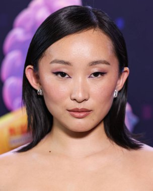 Amerikalı aktris Ji-young Yoo (SunHee Seo), Netflix 'in 16 Haziran 2025' te Hollywood, Los Angeles, Kaliforniya 'da düzenlenen Netflix Tudum Tiyatrosu' ndaki 'KPop Demon Hunters' ın Los Angeles Özel Gösterimi 'ne geldi..