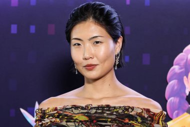 Amerikalı model, aktris ve sanatçı May Hong, Netflix 'in 16 Haziran 2025' te Hollywood, Los Angeles, Kaliforniya, ABD 'de düzenlenen Netflix Tudum Theater' daki 'KPop Demon Hunters' özel gösterimine geldi..