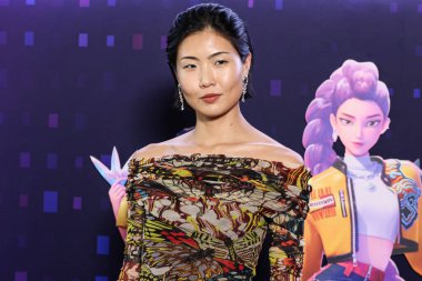 Amerikalı model, aktris ve sanatçı May Hong, Netflix 'in 16 Haziran 2025' te Hollywood, Los Angeles, Kaliforniya, ABD 'de düzenlenen Netflix Tudum Theater' daki 'KPop Demon Hunters' özel gösterimine geldi..