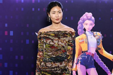 Amerikalı model, aktris ve sanatçı May Hong, Netflix 'in 16 Haziran 2025' te Hollywood, Los Angeles, Kaliforniya, ABD 'de düzenlenen Netflix Tudum Theater' daki 'KPop Demon Hunters' özel gösterimine geldi..