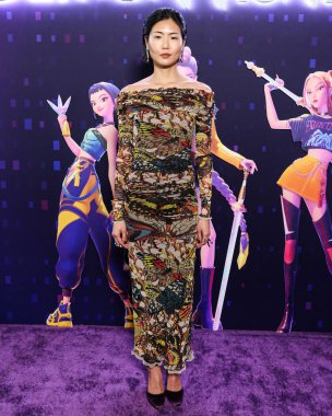 Amerikalı model, aktris ve sanatçı May Hong, Netflix 'in 16 Haziran 2025' te Hollywood, Los Angeles, Kaliforniya, ABD 'de düzenlenen Netflix Tudum Theater' daki 'KPop Demon Hunters' özel gösterimine geldi..