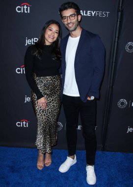 Justin Baldoni 'nin Blake Lively' e açtığı dava federal yargıç tarafından reddedildi. HOLYWOOD, LOS ANGELES, CALIFORNIA, ABD - 20 Mart: Amerikalı aktris Gina Rodriguez ve Amerikalı aktör ve yönetmen Justin Baldoni 2019 PaleyFest Los Angeles 'a geldiler