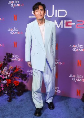 Güney Koreli aktör, film yapımcısı ve iş adamı Lee Jung-jae, Netflix 'in' Squid Game '2. Sezon Fotoğraf Deneme Çağrısını 17 Haziran 2025' te Manhattan, New York, ABD 'de gerçekleştirdi..    