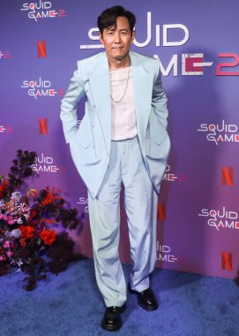 Güney Koreli aktör, film yapımcısı ve iş adamı Lee Jung-jae, Netflix 'in' Squid Game '2. Sezon Fotoğraf Deneme Çağrısını 17 Haziran 2025' te Manhattan, New York, ABD 'de gerçekleştirdi..    