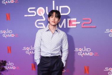 Güney Koreli şarkıcı ve aktör Yim Si-wan (Im Si-wan) Netflix 'in' Squid Game '2. sezon Deneyim Fotoğrafı Çağrısını 17 Haziran 2025' te Manhattan, New York, ABD 'de Manhattan' da gerçekleştirdi.. 