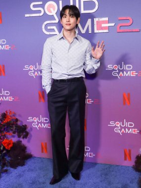 Güney Koreli şarkıcı ve aktör Yim Si-wan (Im Si-wan) Netflix 'in' Squid Game '2. sezon Deneyim Fotoğrafı Çağrısını 17 Haziran 2025' te Manhattan, New York, ABD 'de Manhattan' da gerçekleştirdi.. 