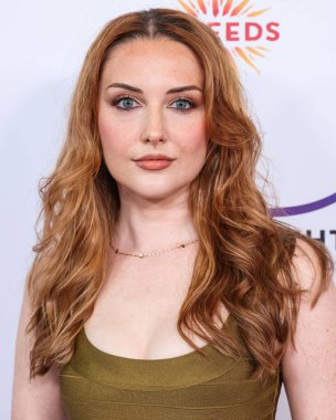 Amerikalı aktris ve yazar Alison Haselden, 18 Haziran 2025 'te Amerika Yönetmenler Birliği' ndeki DGA Tiyatro Kompleksi 'nde düzenlenen Los Angeles Magenta Light Studios' un 'Bride Hard' ın galasına geldi..