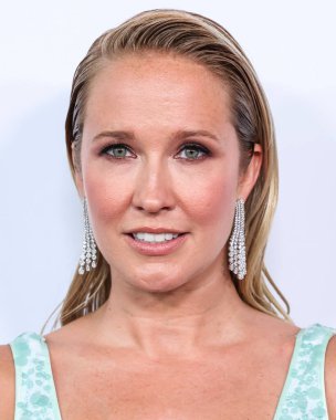 Amerikalı aktris, model ve şarkıcı Anna Camp, 18 Haziran 2025 'te ABD' nin Kaliforniya eyaletinin Los Angeles şehrinde bulunan The Directors Guild of America 'daki DGA Tiyatro Kompleksi' nde düzenlenen Magenta Light Studios 'un' Bride Hard 'adlı stüdyosuna geldi.. 